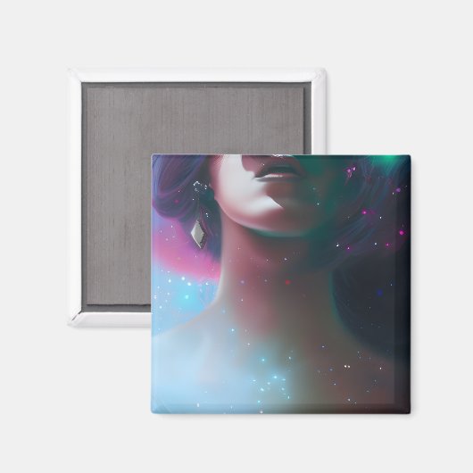 Sterren Dame Magneet (Voorkant / Achterkant)