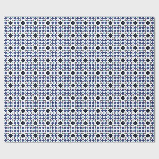 Sterren Diamanten Cadeaupapier (Vlak)