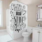 Sterren die ze voor je schenen douchegordijn (In situ)