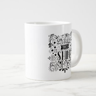Sterren die ze voor je schenen grote koffiekop