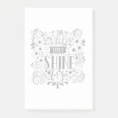 Sterren die ze voor je schenen post-it® notes (Voorkant)