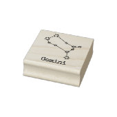 Sterren Dierenriem Hemel Horoscoop Tweelingen Rubberstempel (Stempel)