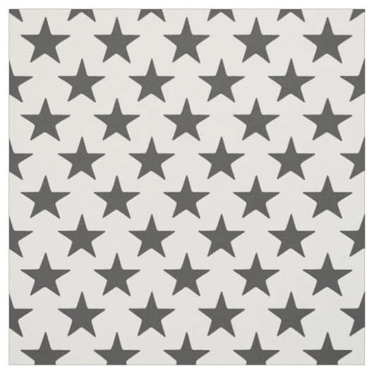 sterren donkergrijs half parel stof (Swatch)