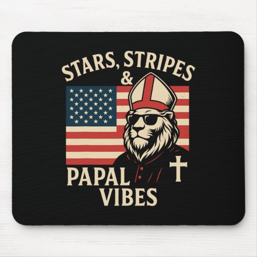 Sterren eerste Amerikaanse paus Muismat (Voorkant)