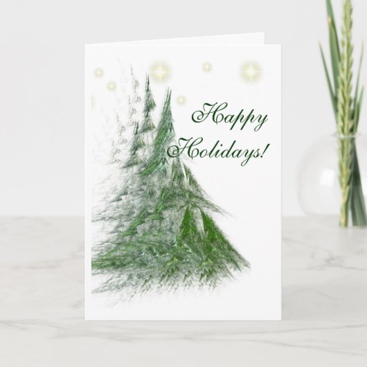 STERREN & EERSTE Kerstkaart Feestdagen Kaart (Voorkant)