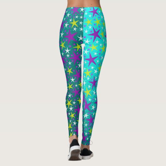 sterren Elegant modern retro leggings (Achterkant)