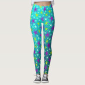 sterren Elegant modern retro leggings (Voorkant)