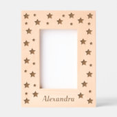 Sterren en aangepaste naam gegraveerde lijstjes (Voorkant)