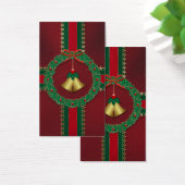 Sterren en Bladwijzer voor kerstmis Visitekaartje (Bureau)