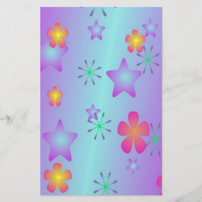 Sterren en bloemen (Voorkant)