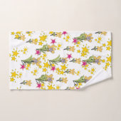 Sterren En Bloemen Bad Handdoek (Handdoek)
