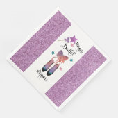 Sterren en bogen en magische ballet slippers servetten (Hoek)