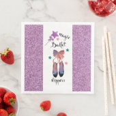 Sterren en bogen en magische ballet slippers servetten (Insitu)