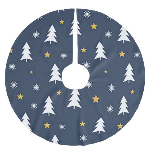 Sterren en Bomen Kerstmis Kerstboom Rok (Voorkant)