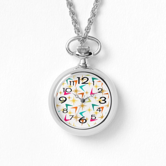 Sterren en boommerangs horloge (Voorkant)