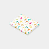 Sterren en boommerangs post-it® notes (Schuin)