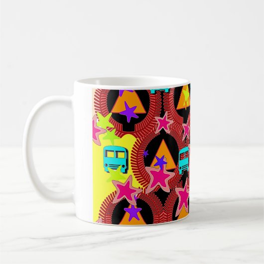 Sterren En Bussen Koffiemok (Links)