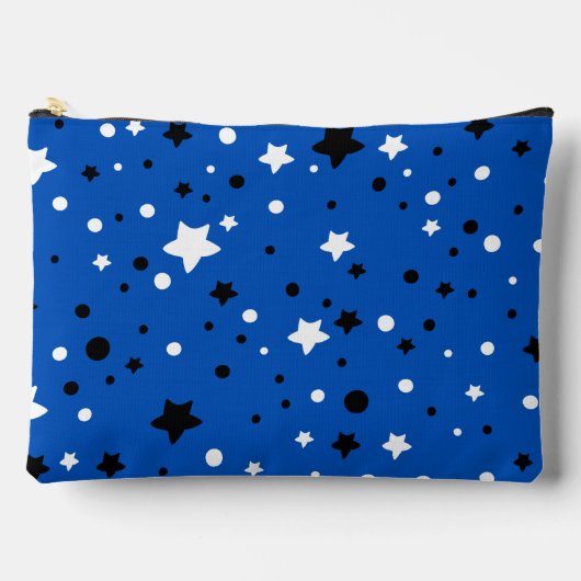 Sterren en cirkels op blauw etui (Voorkant)