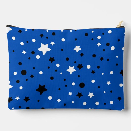 Sterren en cirkels op blauw etui (Achterkant)