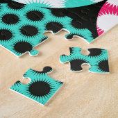 Sterren en cirkels, veelkleurige pop. legpuzzel (Zijkant)