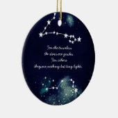 Sterren en de kleine prinsesversieringen keramisch ornament (Rechts)