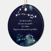 Sterren en de kleine prinsesversieringen keramisch ornament (Links)