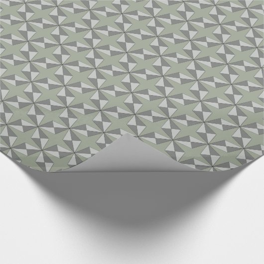 Sterren en diamanten elke kleur geometrisch patroo cadeaupapier (Hoek)