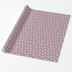Sterren en diamanten elke kleur geometrisch patroo cadeaupapier