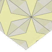 Sterren en diamanten geel korte tafelloper (Hoek)
