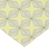 Sterren en diamanten geel tafelkleed (Gekanteld)