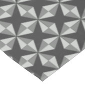 Sterren en diamanten grijs tafelkleed (Gekanteld)