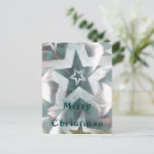 Sterren en glitter! feestdagenkaart (Staand voorkant)