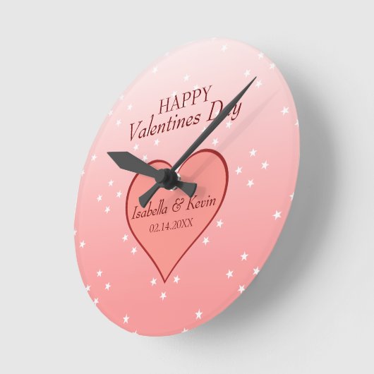 Sterren en hart ronde klok (Hoek)