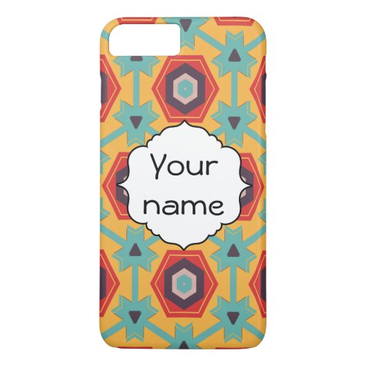 Sterren en honingraatpatroon Case-Mate iPhone case (Achterkant)