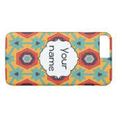 Sterren en honingraatpatroon Case-Mate iPhone case (Achterkant (Horizontaal))