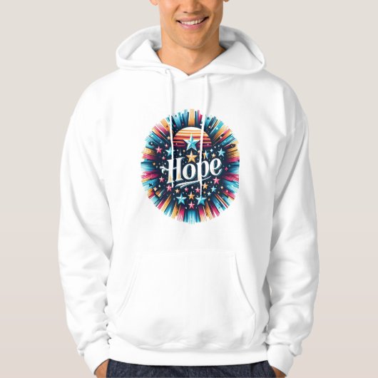 Sterren en hoop hoodie (Voorkant)