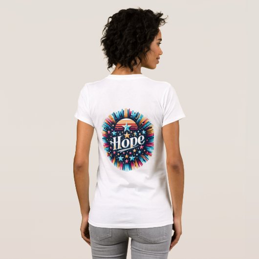 Sterren en hoop t-shirt (Achterkant volledig)