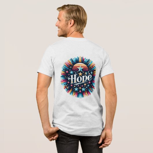 Sterren en hoop Tri-Blend shirt (Voorkant)