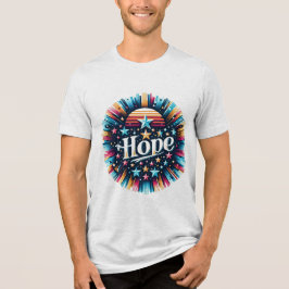 Sterren en hoop Tri-Blend shirt