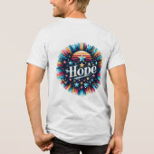 Sterren en hoop Tri-Blend shirt (Achterkant)