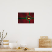 Sterren en kerstschijven poster (Keuken)