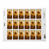 Sterren- en kerstverlichting Retouradres Etiket (Full Sheet)