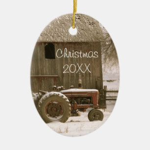 Sterren en kerstversiering keramisch ornament