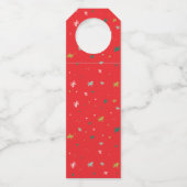 Sterren en kerstzegeningen flessenhanger (Achterkant)