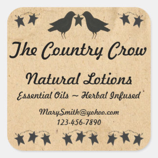 Sterren en kraaien aangepaste Sticker