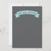 Sterren en kralen Baby Shower Uitnodigingen (Achterkant)