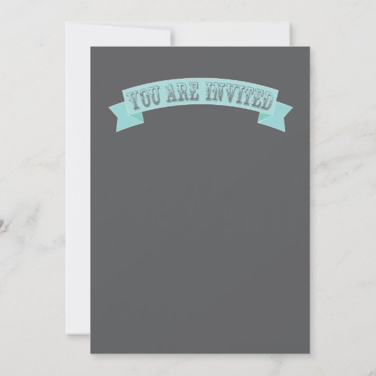 Sterren en kralen Baby Shower Uitnodigingen (Achterkant)