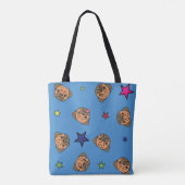 Sterren en kruipen tote bag (Achterkant)