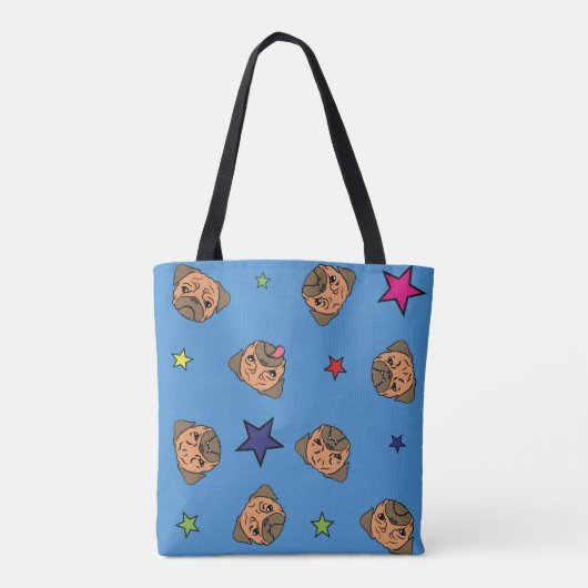Sterren en kruipen tote bag (Achterkant)