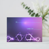 STERREN EN LICHTEN Bat Mitzvah Escort Zitplaats Ka Kaart (Staand voorkant)